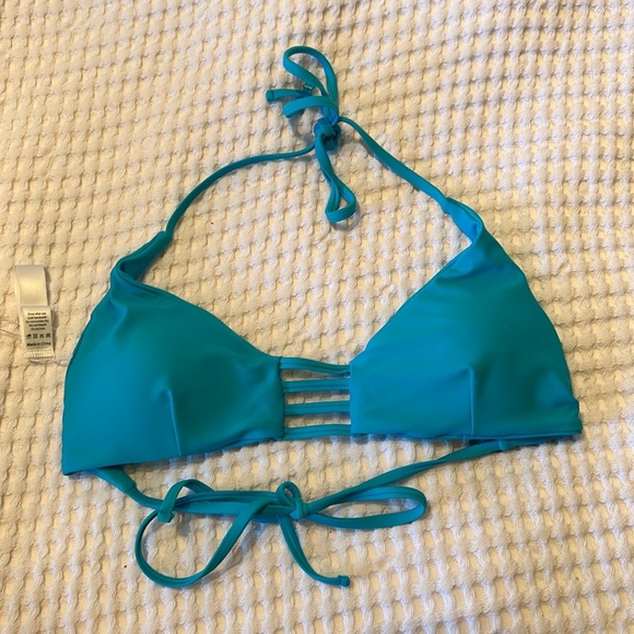 NWT Sheridyn swim blue bikini top size medium - Picture 5 of 5